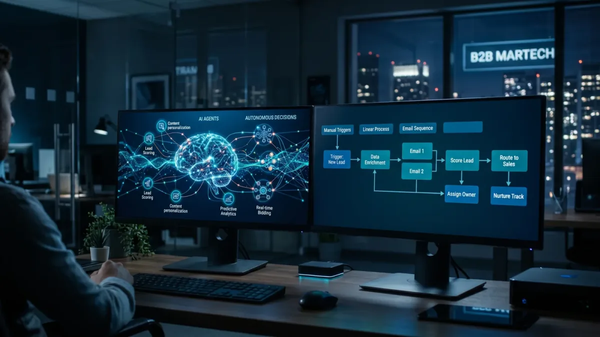 AI Agents vs Marketing Automation in 2026: HubSpot Workflows vs n8n + Claude