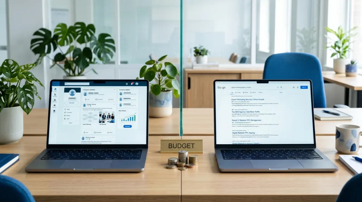 LinkedIn Ads vs Google Ads for B2B SMBs in 2026